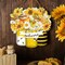 Bee Welcome Wood Door Yellow Bee summer Hanger Wooden Sign Farmhouse Wall Porch Art Summe Wreath Hanging for Front Door Decoration